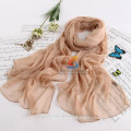 Womens Girl Candy Color long soft silk chiffon scarf Wrap Shawl Pashmina Scarves